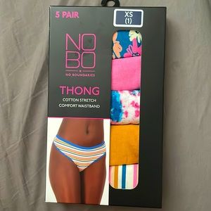 NWT Cotton Thong 5 Pack